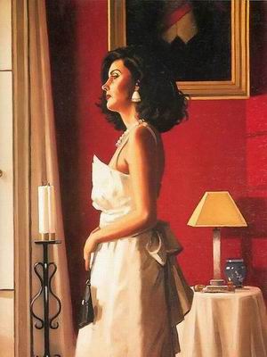 Vettriano oil painting