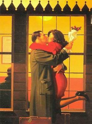 Vettriano oil painting
