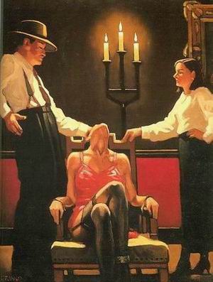 Vettriano oil painting