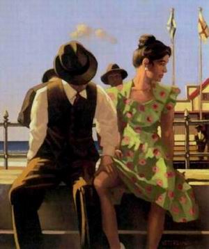 Vettriano oil painting