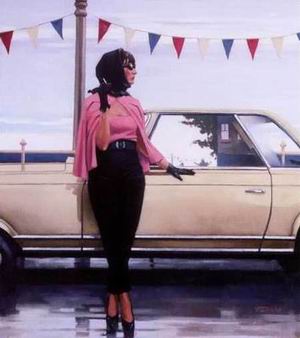 Vettriano oil painting