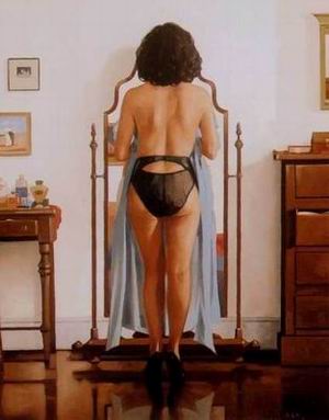 Vettriano oil painting
