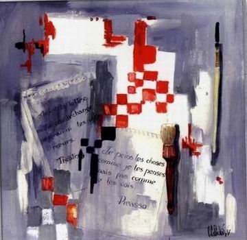 Abstract A oil painting