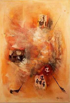 Abstract A oil painting