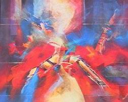 Abstract A oil painting