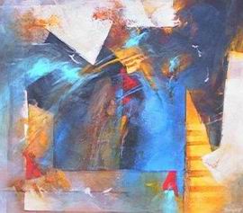 Abstract A oil painting