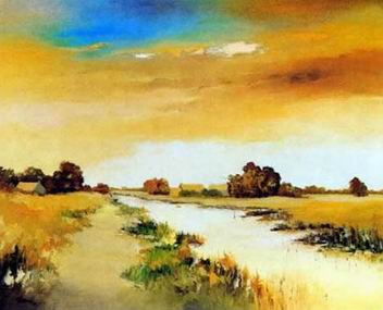 Abstract A oil painting