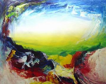 Abstract A oil painting