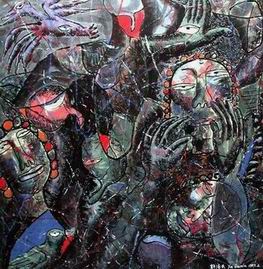 Abstract A oil painting