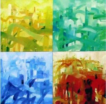 Abstract A oil painting