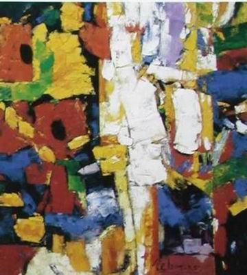 Abstract A oil painting