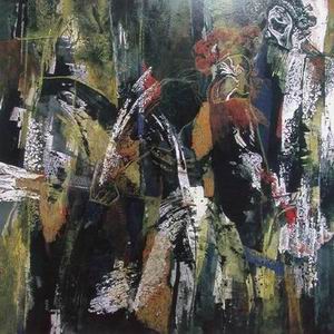 Abstract A oil painting