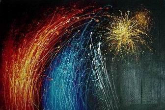 Abstract A oil painting