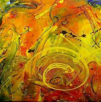 Abstract A oil painting