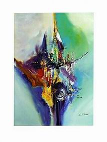 Abstract A oil painting