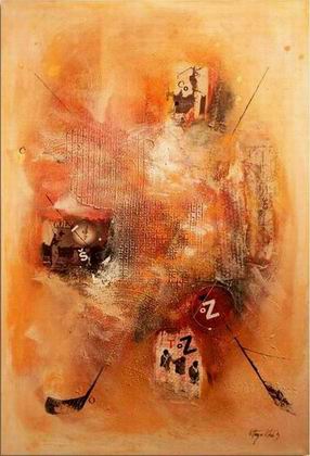 Abstract A oil painting