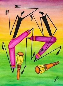 Abstract A oil painting