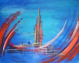 Abstract A oil painting