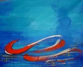 Abstract A oil painting