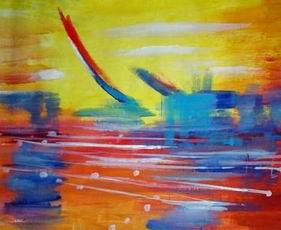Abstract A oil painting