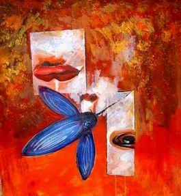 Abstract A oil painting