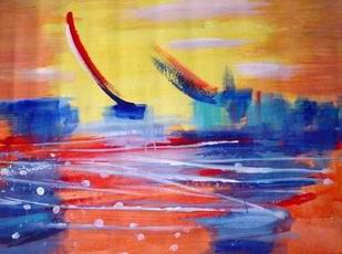 Abstract A oil painting