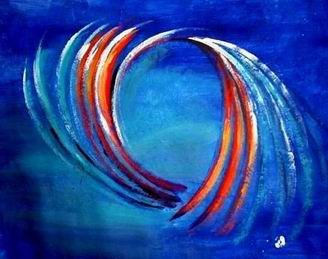 Abstract A oil painting