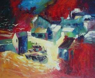 Abstract A oil painting