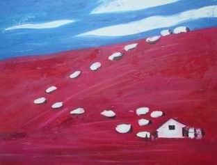 Abstract A oil painting