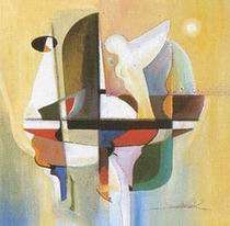 Abstract A oil painting