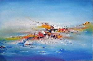 Abstract A oil painting