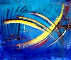 Abstract A oil painting