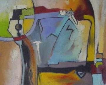 Abstract A oil painting