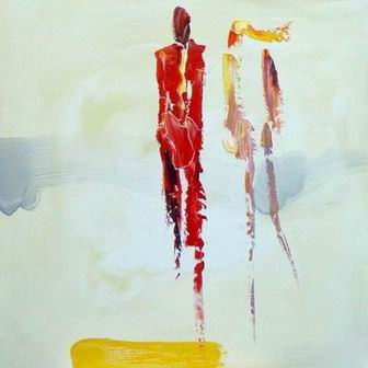 Abstract B oil painting