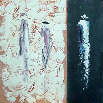 Abstract B oil painting