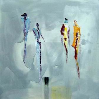 Abstract B oil painting