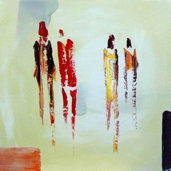 Abstract B oil painting