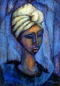 Abstract B oil painting