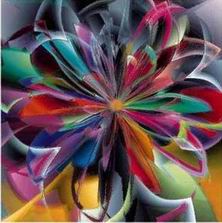 Abstract B oil painting