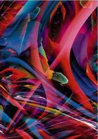 Abstract B oil painting