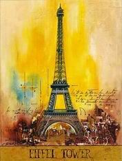 Abstract B oil painting