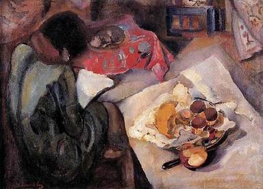 Abstract B oil painting