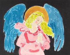 Abstract B oil painting