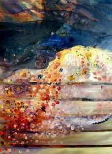 Abstract B oil painting