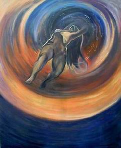 Abstract B oil painting