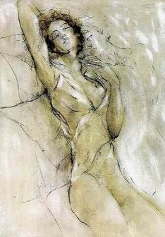 Abstract B oil painting