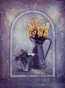 Abstract B oil painting