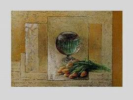 Abstract B oil painting