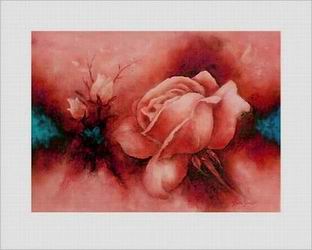 Abstract B oil painting