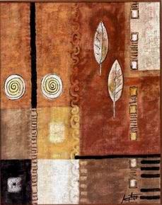 Abstract B oil painting